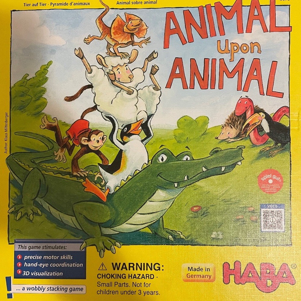 HABA Animal Upon Animal Stacking Game